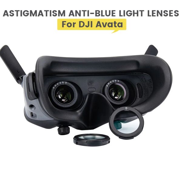 Accessori Astigmatism Antiblue Light Lens Clear Glasses per Dji Avata Goggles 2 per 50/200/300/400/500/600 gradi