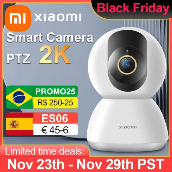 Камеры оригинал Xiaomi Mi Smart Home Camera Security 2K Baby Monitor 1296p HD Ultraclear Ip Night Vision Voice Intercom AI Smart Home