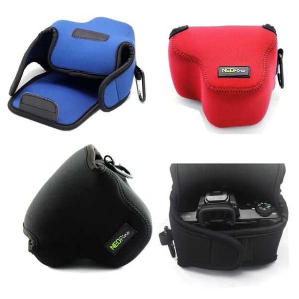 Acessórios Neoprene Câmera de câmera à prova de choque Caixa de proteção para Panasonic Lumix G100 SLR Bolsa da bolsa de casos