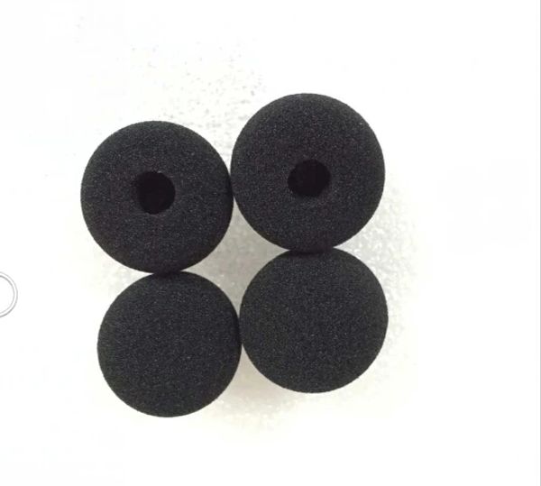 Zubehör Linhuipad 8mm Durchmesser Kugelschaum Mikrofon Windschutzscheiben Windschutzscheiben 10pcs/Los kostenloser Versand per Post