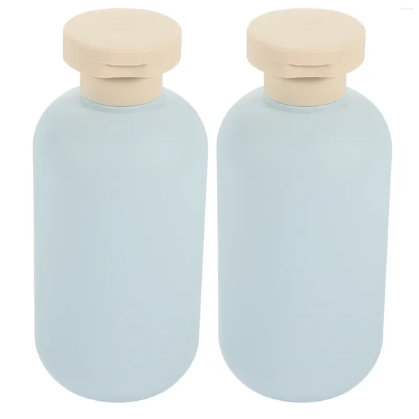 Dispensatore di sapone liquido Ribacked Bottle in bottiglia di plastica con coperchi da viaggio piccolo contenitore
