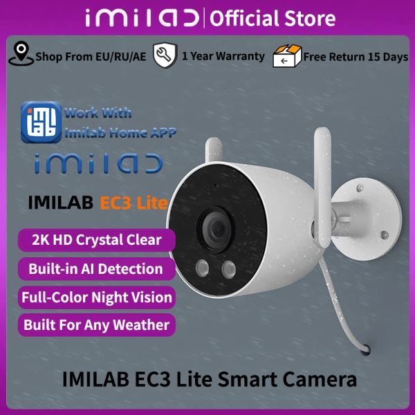 Sistema originale IMILAB EC3 LITE OUTDOOR CAMERA OUTDOOR 2.5K HD WiFi IP SIMENT SIMER SIMAZIONE Sicurezza Sicurezza Sicurezza Night Vision CCTV Webcam