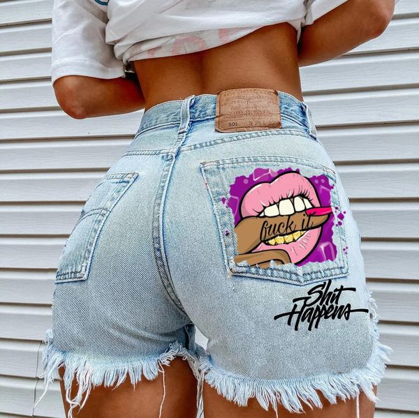 Ankunft Fashion Summer Casual Womens Jeans Ladies Sexy Skinny Ripped Jeans Denim Custom Plus Size Jeans Shorts 240320