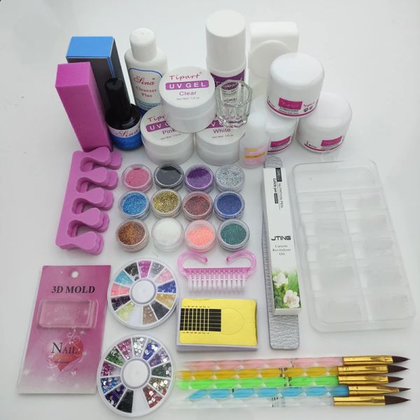 Kits acrílico kit de unhas de manicure ferramentas de pedicure conjunta unhas unhas gel unhas ferramentas de arte acrílica