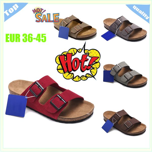 Moda de verão chinelos de cortiça masculam sandálias de planícies unissex sapatos casuais praia chinelos chinelos de designers de luxo deslizantes slides eur 36-45