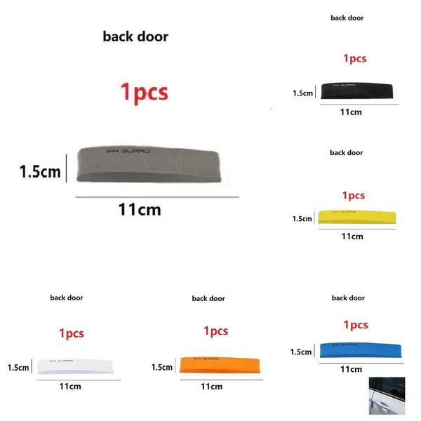 Neue 1PCS-Stoßstangenstreifen Edge Guards EVA Schaum Anti-Kollision Strip Autotürschutzschutz Anti-Kratzer-Aufkleberzubehör