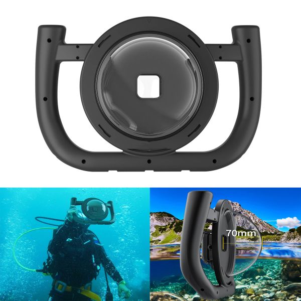 Kameras für GoPro 11 10 wasserdichte Kuppel Port Handheld Tauchstabilisator für Unterwasserkamera Gehäuse Tauchkoffer Go Pro Cover Shell