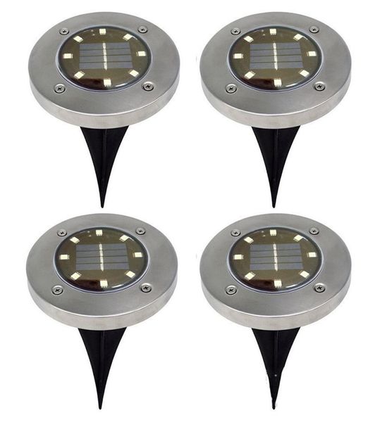 8 luzes solares LED Luzes de decoração ao ar livre Luzes de piso do jardim Luzes de decoração de pátio FAST DHL6816597