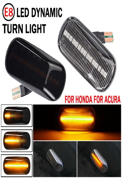 2pcs LED -Seitenmarker Blinkerlichtlampe für Honda CRV Accord Civic Jazz Fit Stream Integra DC5 City Odyssey Acura RSX NSX7190422