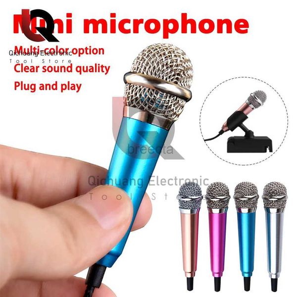 Mikrofone neueste Mini -Mikrofon Lavalier Professional Microfon Handheld Mic für Computer für iPhone iPad Karaoke Singen exklusiv 240408