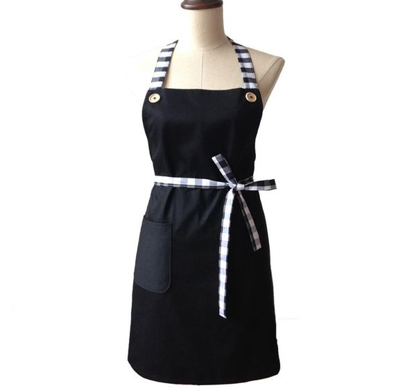 BBQ Cotton funzionante Apron Black Hairwresser Capelli taglio Coffee Salon Assolt de Cozinha Divrtido Cucina tavolo da cucina Aprons3003646