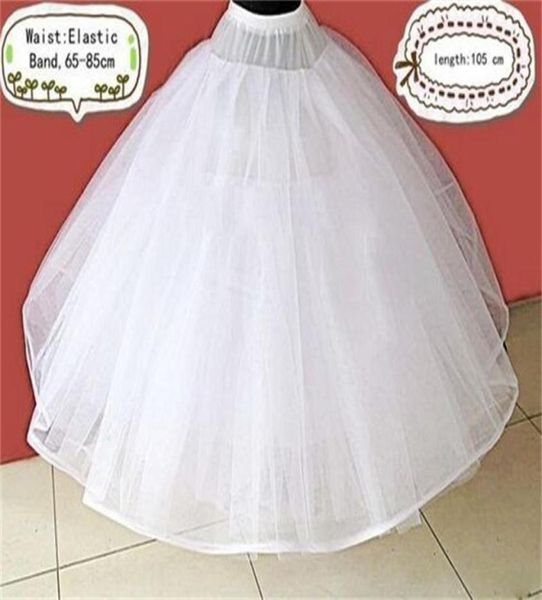 Abito da ballo in sottoveste in stock per abiti da sposa Accessorio per matrimoni Underkirt Dimensioni da 65 a 85 cm di lunghezza 105 cm di indumento intimo Wededi8241805