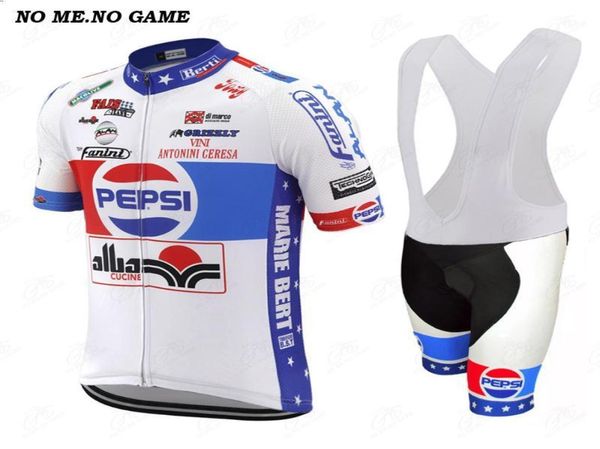 Summer Retro Pro Team Cycling Jersey Set Men Road Bike Roups Gel Bloce Pad Bib Bib Bib Antisweat Mountain Bike Clothing16782143