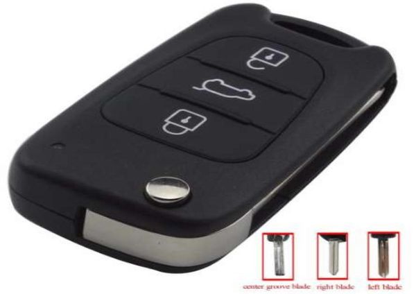 Maizhi 3 Flip Flip Folding Key Shell per Hyundai AVANTE I30 IX35 KIA K2 K5 Sorento Sportage Copertina chiave Styling5002493