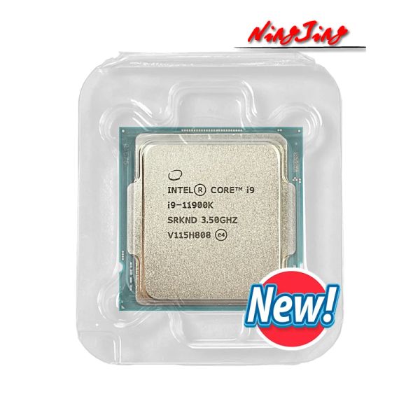 Процессор Intel Core I911900K NEW I9 11900K 3,5 ГГц восемькорно -шестнадцатый процессор процессора 16M 125W LGA 1200 Новый, но нет фанатов
