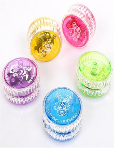 Высокоскоростный йойо -мяч -световой светодиод мигает йо -йо йо -детский механизм сцепления yoyo игрушки для детских вечеринок Entertainment3888698