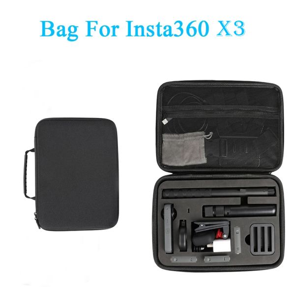 Case di archiviazione per telecamere per Insta360 x3 One x x2 Borsa di trasporto impermeabile per Insta360 One X3 X2 Accessori per fotocamere XPanoramic Proteggi Box