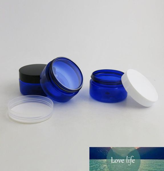 30 x DIY 100g Viagem Creme azul vazio Jar