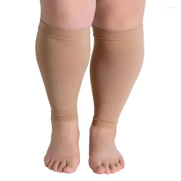 Calzini sportivi calze a compressione del polpaccio calze a punta di punta da uomo alte uomini uomini antifarmo sport sli allievi