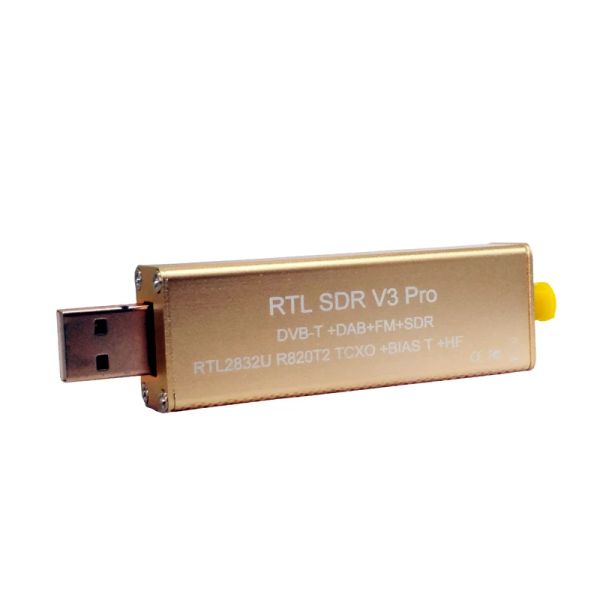 Radio Best RTL SDR V3 PRO RTL2832U R820T2 0.5PPM TXCO HF Bias Software SMA Full Band definita Radio per Windows 10 Mac.Android Linux