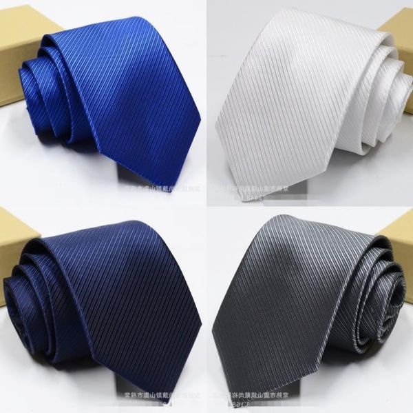 Polim Polic Policester Ties for Men Brand Neckwear Business Skinny Grooms Necktie Polestere 1200 Ago Maestro Jacquard Stripe Tie1488910