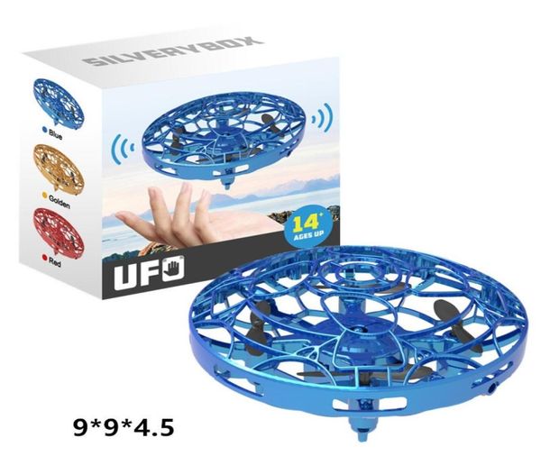 20pcsufo Gesteninduktionsleiter Flugzeug Smart Flying Saucer Lichter UFO -Kugel Flugzeug RC Toys LED Gift Drone8156071