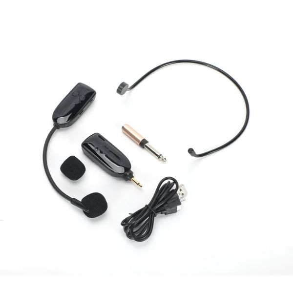 Microfones handheld 2.4g sem fio headset de microfones Professional HappEWar