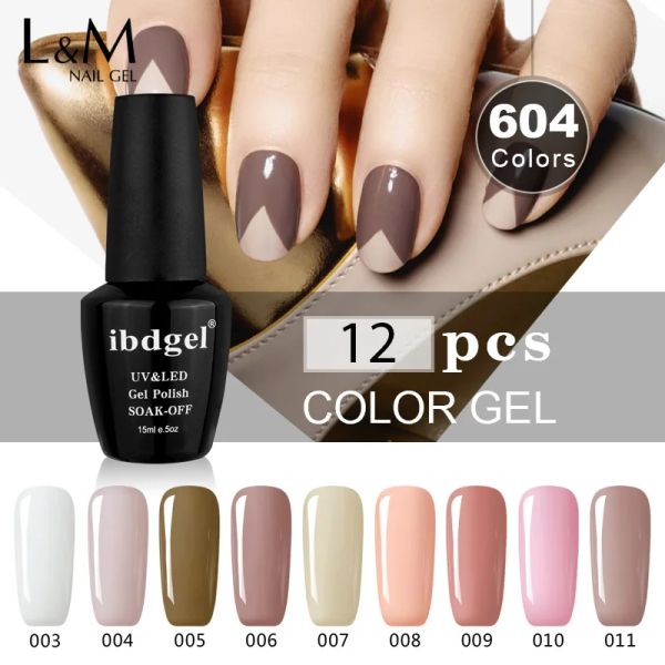 Gel Hot Sale Summer Colors 12 Pcs Kits UV Designs de unhas Mergulhe 15ml Bottle Bottle Salon Profissional de laca de qualidade popular