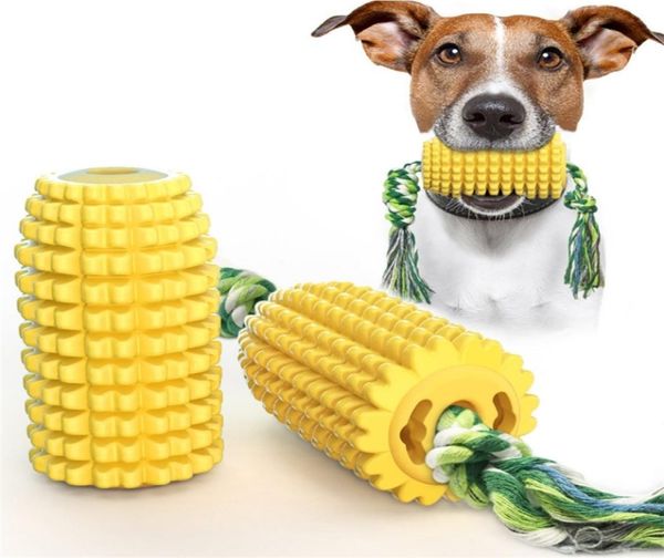 Pannocchia di mais giocattolo per animali domestici con cani a corda che pulizia molare dente di spazzolino prodotti per animali domestici interattivi5922536