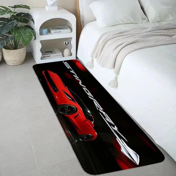 Tappeti ingresso portiera moquette corvette tappetini da cucina tappetini anteriore tappetino non tocco morbido tappeto bagno moderno decorazione per la casa moderna