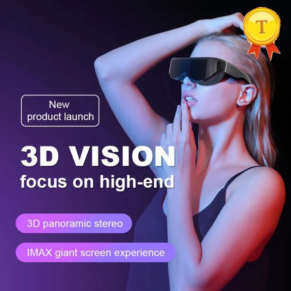 Glasshi Fashion HDMI Interfaccia HighDefinition 3D Gass Smart Gasses 3DVR Virtual Reality Movies Video Glasshi Visualizza 3D Visualizza occhiali occhiali