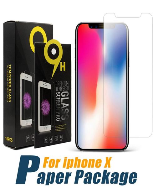 Temperiertes Glas für iPhone 14 13 12 Pro Max 7 8 plus XR XS Max Screen Protector 25d 033mm Schützen Sie Film für Samsung Huawei Xiaomi 1785287