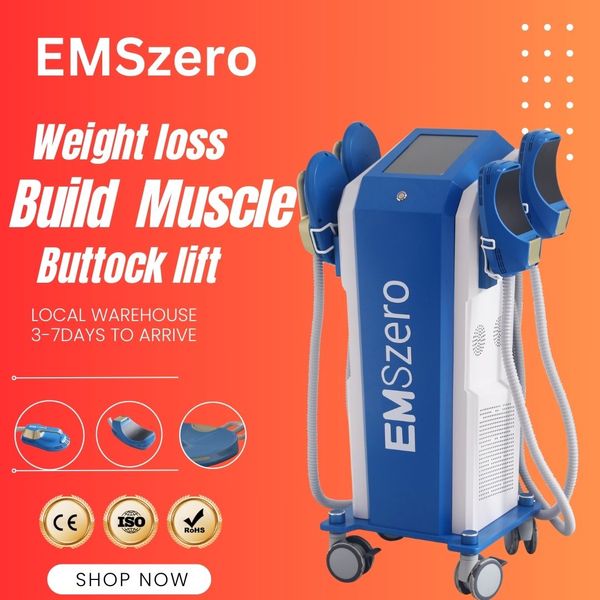 EMS 6000W Muscolo EMSLIM stimola Emszero neo rimozione del corpo Muscolo sculpato hiemt pro neo 5 gestisce lo stimolatore muscolare opzionale che brucia la macchina per sculture corpo