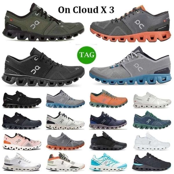 2024 Cloud Dsignr 0N X 3 Cloudnovas Form Shos Mn Womn Tripl Black Whit Rock Gry Blu Tid Oliv Rsda Mns Trainrs Outdoor