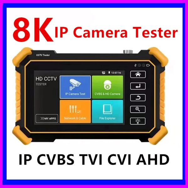 Exibir IPC 1910C Plus CCTV Tester CCTV Tester Monitor Câmera Câmera CCTV CFTV Testador IP Tester Monitor RJ45 Testador de cabo de rede RJ45