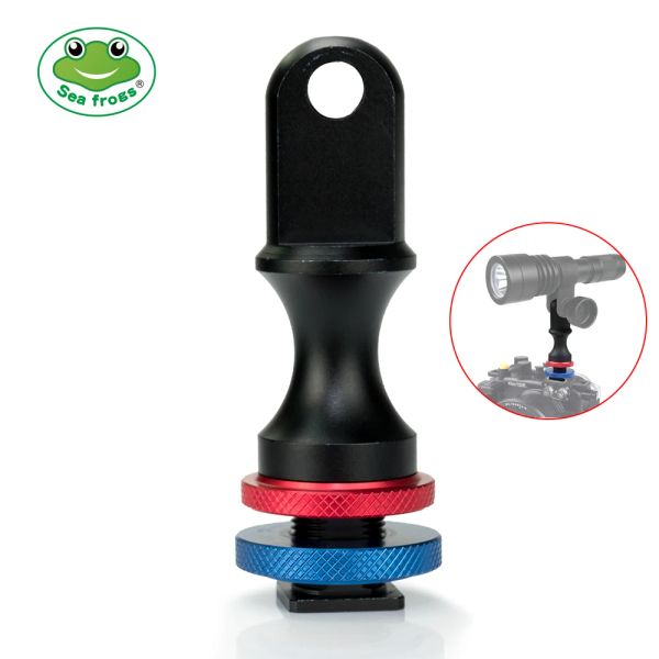 Telecamere Ys Adattatore Testa Attacco freddo Supporto Sistema Underwater Sistema Light Adapter Torcia Connecter per tutte le razze Meikon Case