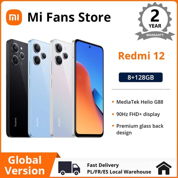 Version Global Xiaomi Redmi 12 Smartphone 8+128 GB 50 MP Kamera 6.79 