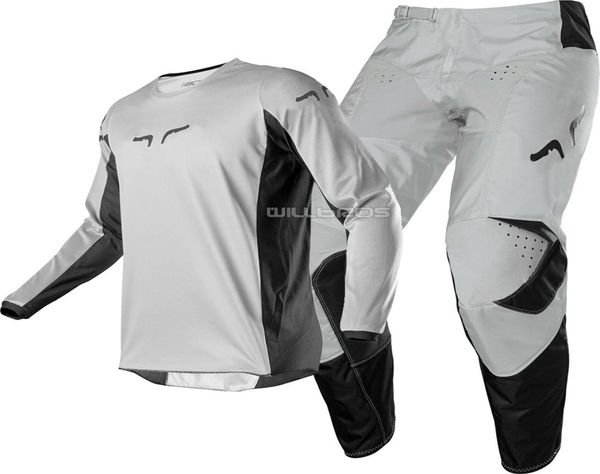 Delicate Fox 2020 Rennen 180 Prix Jersey Pant Combo Grey MX Offroad Motocross Dirt Bike ATV UTV Gear8087752