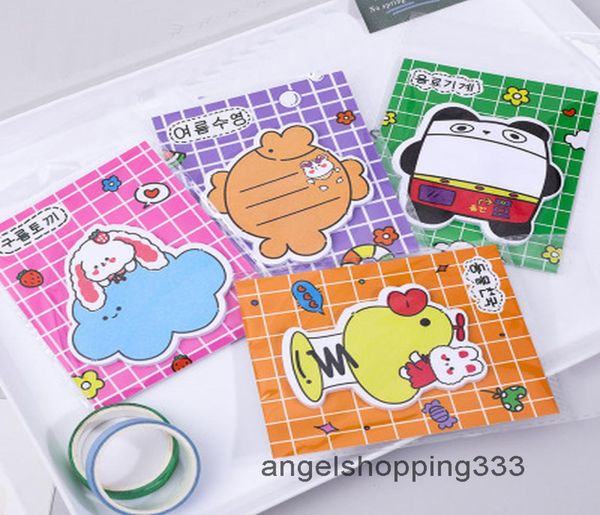 Wizard News Notes Office N Vellen Memo Stickers Pad Pad Kawaii Planner Cartoon Solicitações Sticky Ulibg3363702