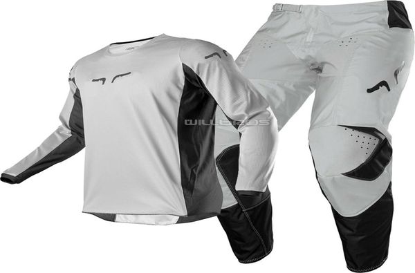 Delicate Fox 2020 Racing 180 Prix Jersey Pant Combo Grey MX Offroad Motocross Dirt Bike ATV UTV Gear4323157