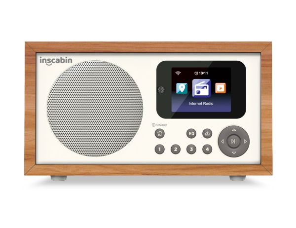 Radyo Inscabin D2/D4 İnternet Dijital Radyo, Spotify Connect ve Bluetooth/Uzaktan Kontrol/Renk Ekranı ile İnternet Radyosu