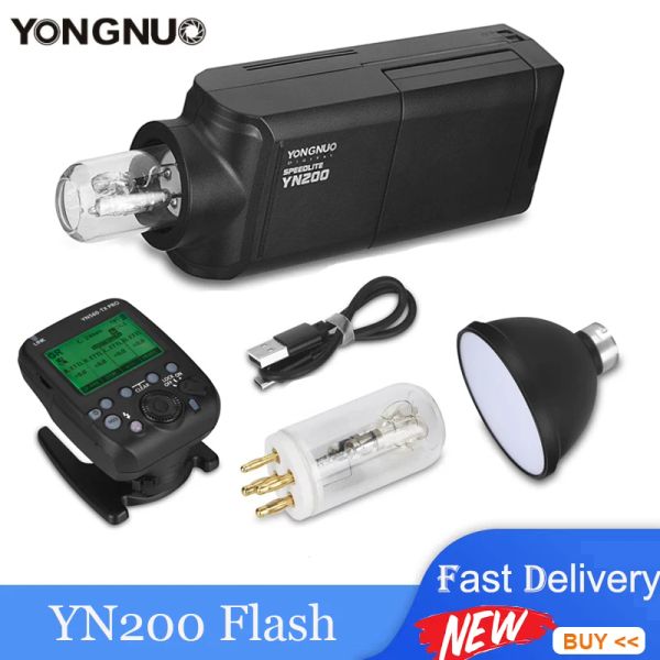 Сумки yongnuo yn200 ttl hss 2.4g 200 Вт литиевой аккумулятор с USB -типом C, совместимой YN560TX (II)/YN560TX Pro для камеры Canon Nikon