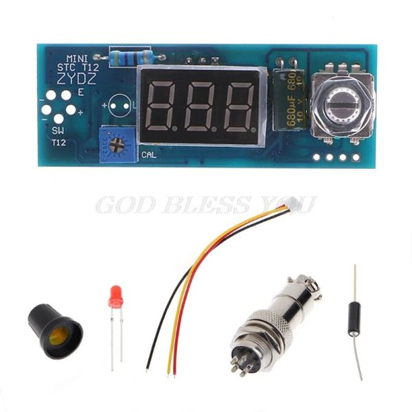 Solderijzers Soldra Digital Solding Station Kits de controlador de temperatura para Hakko T12 Handel