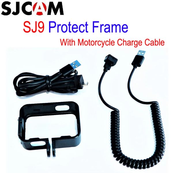 Telecamere SJCAM SJ9 Frame con cavo 1,5 m di protezione del telaio di protezione telaio in plastica Custodia per le telecamere Action Sj9 Strike Sj9 Strike SJ9 Strike SJ9