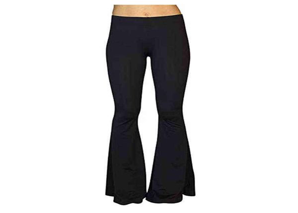 Frauen hohe Taille Leggings 2021 Mode sexy Hosen Gypsy bequeme ethnische Stammesstrecke Palazzo 70S Bell Bottom Fit Flare Hosen Y11248356870