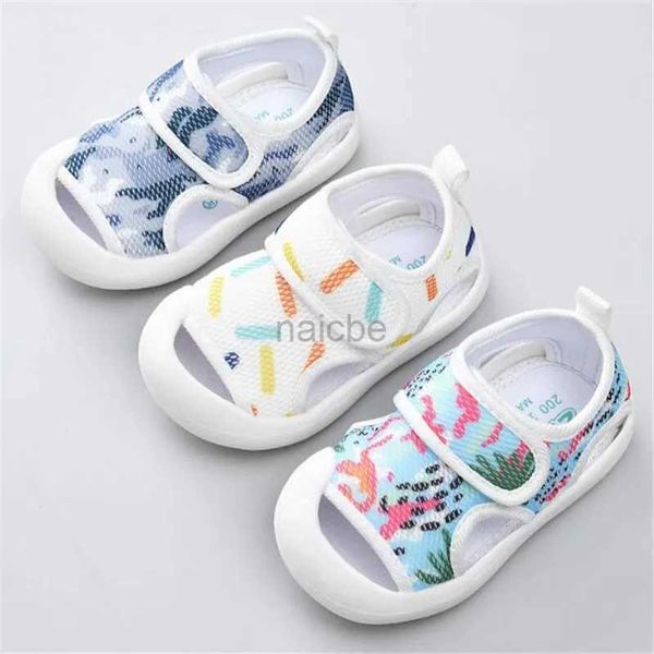 Slipper Sanpher Sandals Sandals Baby Girl Shoes Solor Cor Pano de rede Brandável meninos respiráveis Crianças infantis infantis sandálias meninas 2448