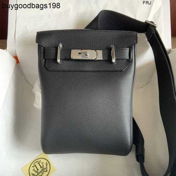 Tasarımcı Çantalar Crossbody Bag Hac A Dos Özelleştirilmiş 2024 Yeni Ev El Yapımı Balmumu İpliği Togo Cowhide UNISEX BOYUNU BİR OMUZU KADAR LOGO