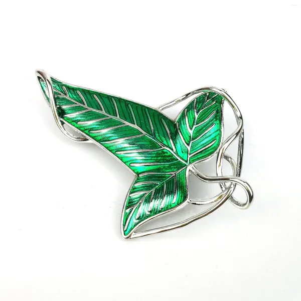 Broschen Elf Grüne Blätter von Lorien Brosche Pin Tolkien Galadriel Legolas Frodo Baggins Aragorn Tree Emaille Badge Film Schmuck Großhandel Großhandel