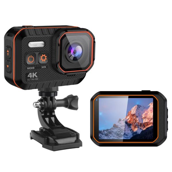 Telecamera fotocamera 4K Ultra HD Remote Control Waterproof Mini Sport Camera 4K/60FPS 170D Videocamera fotografica WiFi per sport esterno