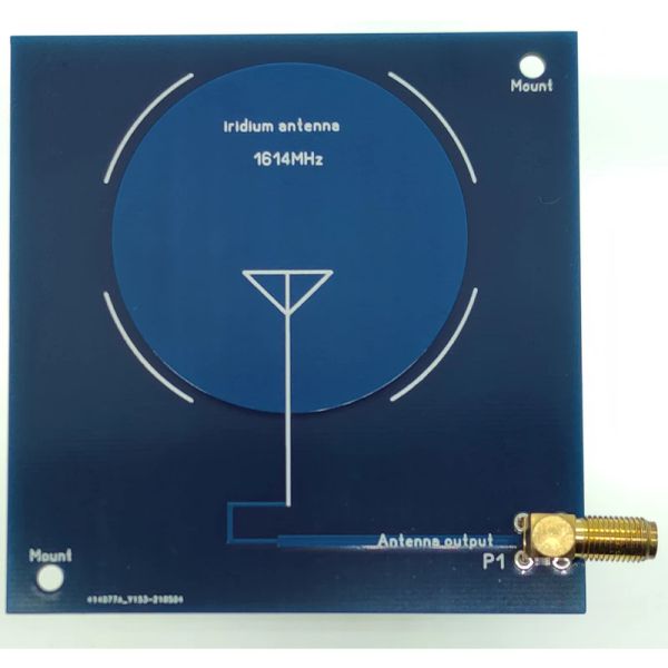 Antena de Iridium Professional de Rádio Antena de PCB 1614MHz 1.614GHz para recepção de satélite/ Radio de recepção/ software definido pelo Iridium